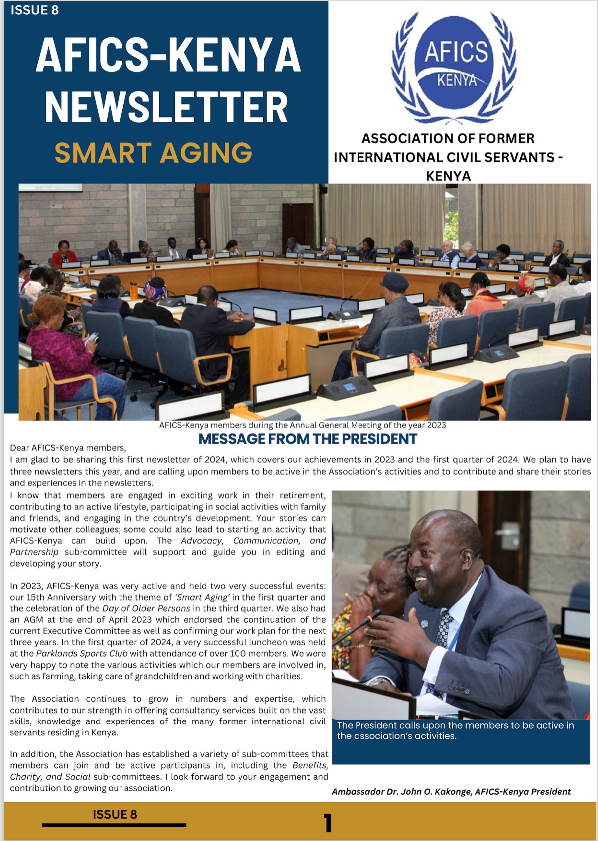 AFICS-Kenya Quarter 1 Newsletter 2024